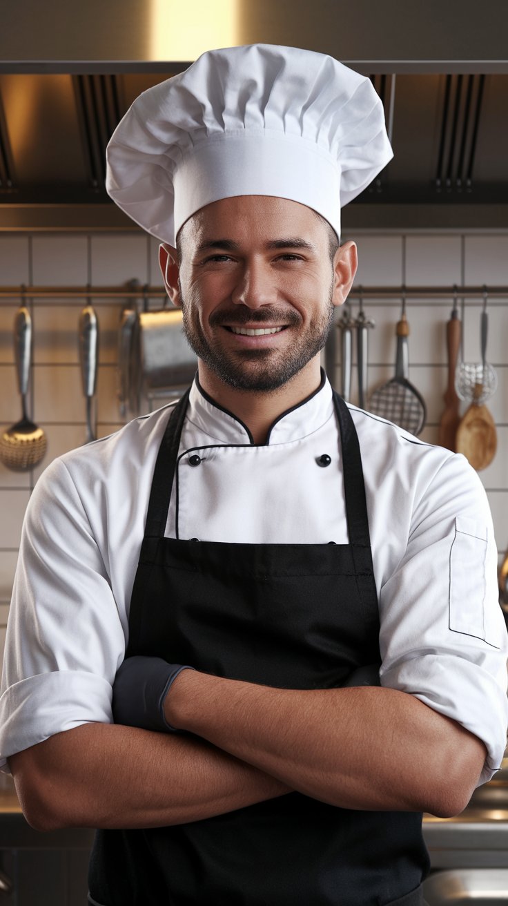 Chef Kai in his kitchen