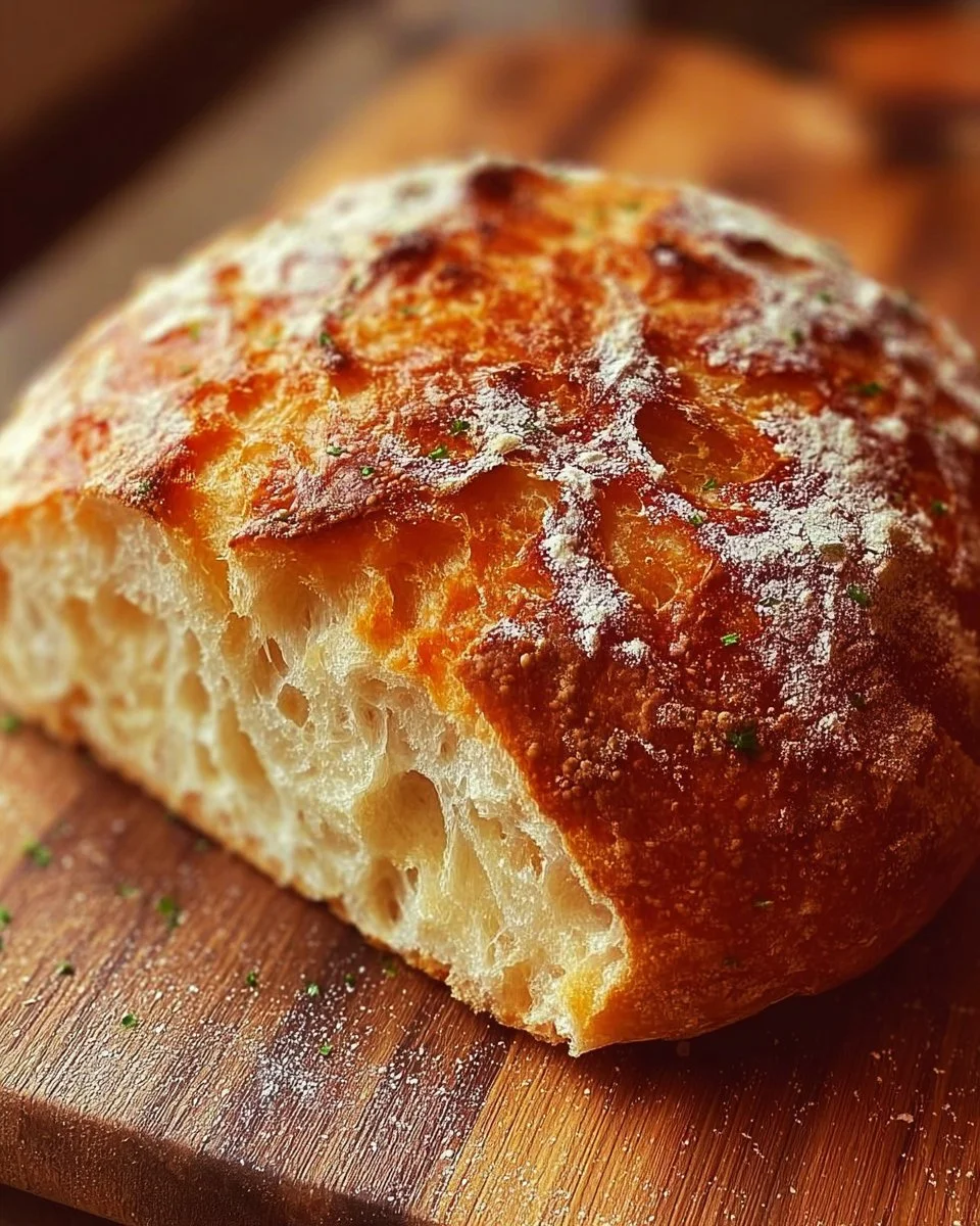 No Knead Italian Artisan Bread