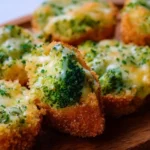 Variety of broccoli appetizers served on a platter