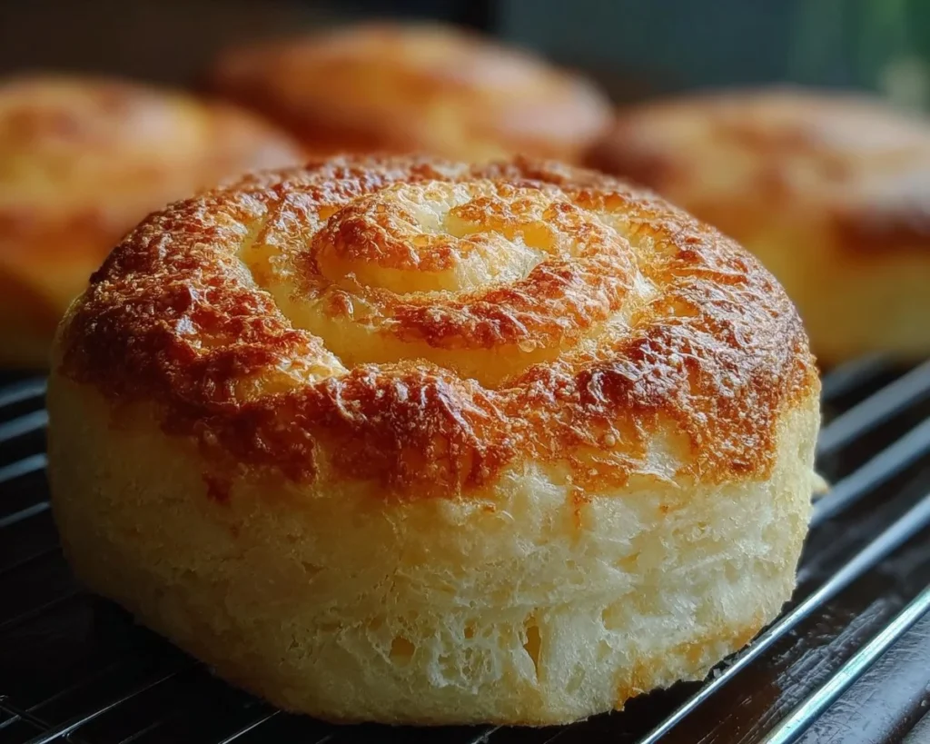 Classic Ensaymada - a soft and sweet Filipino pastry topped with cheese and butter