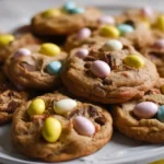 Decadent Cadbury Egg Cookies baked to perfection with chocolate and creamy filling