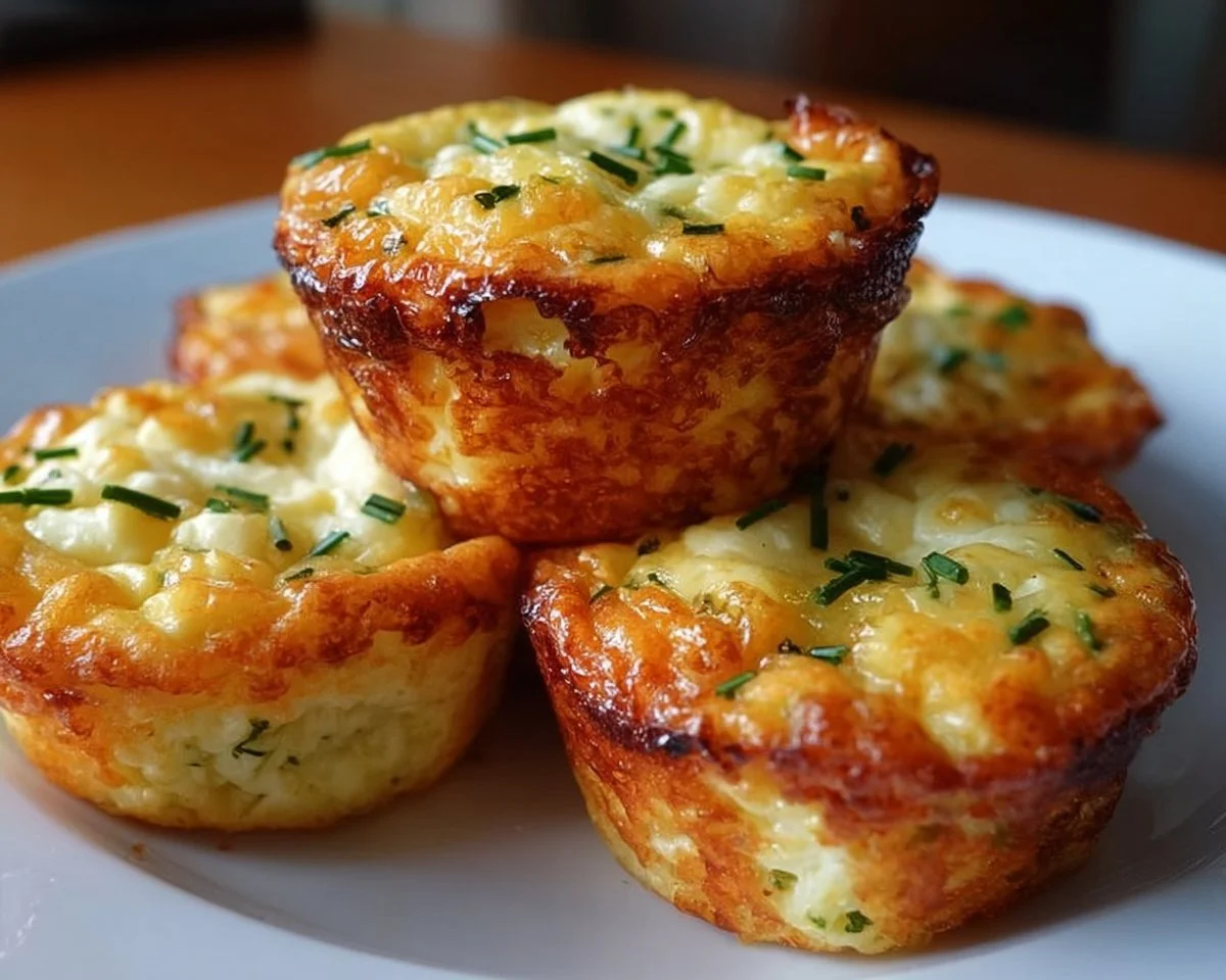Delicious homemade cottage cheese egg bites served on a plate