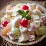 Creamy Fruit Salad with a mix of fresh fruits and creamy dressing