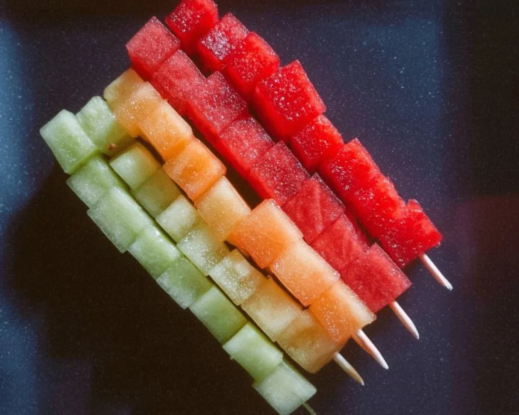 Delicious homemade fruit sticks made with fresh fruits