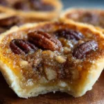 Delicious Keto Pecan Butter Tarts on a plate, low-carb dessert with pecans.