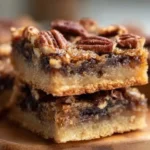 Delicious Keto Pecan Pie Bars, a low-carb dessert perfect for the keto diet