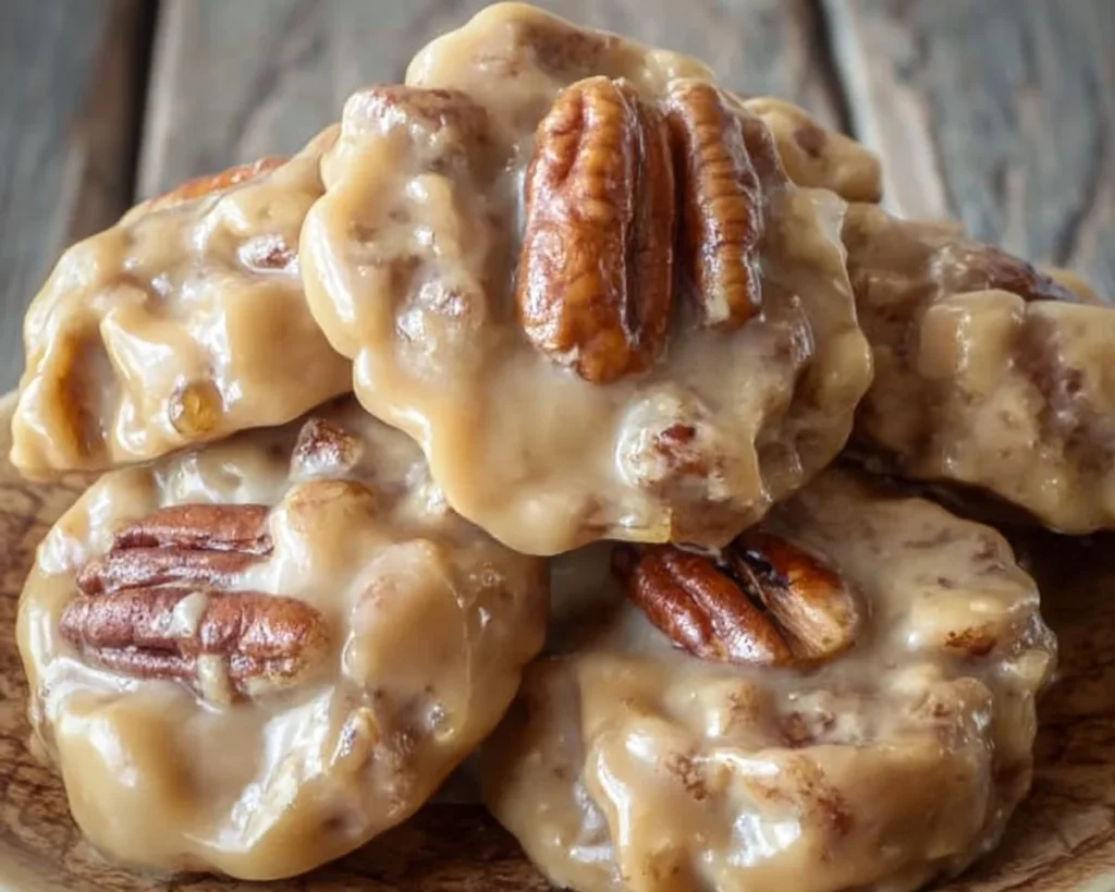 Delicious creamy Pecan Pralines with only 1 carb, perfect keto dessert