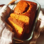 Homemade sweet potato bread with a golden crust and soft texture