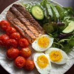 A delicious plate showcasing simple keto goodness with fresh ingredients