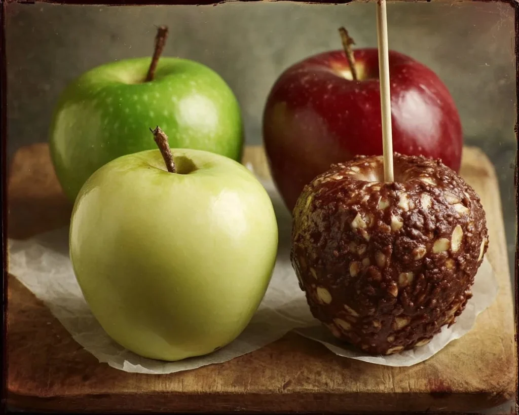 Gourmet Apple Trio featuring premium apples in a stylish display