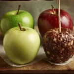 Gourmet Apple Trio featuring premium apples in a stylish display