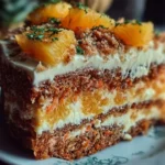 Delicious Hawaiian Carrot Pineapple Cake with carrots and pineapple slices