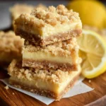 Delicious homemade lemon crumb bars with a crumbly topping and bright lemon flavor
