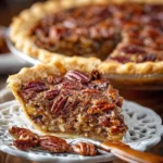 Delicious classic Southern pecan pie fresh out of the oven