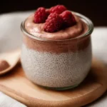 Healthy chia seed pudding for babies served in a bowl