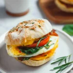 Healthy breakfast sandwich recipe for meal prep and quick mornings