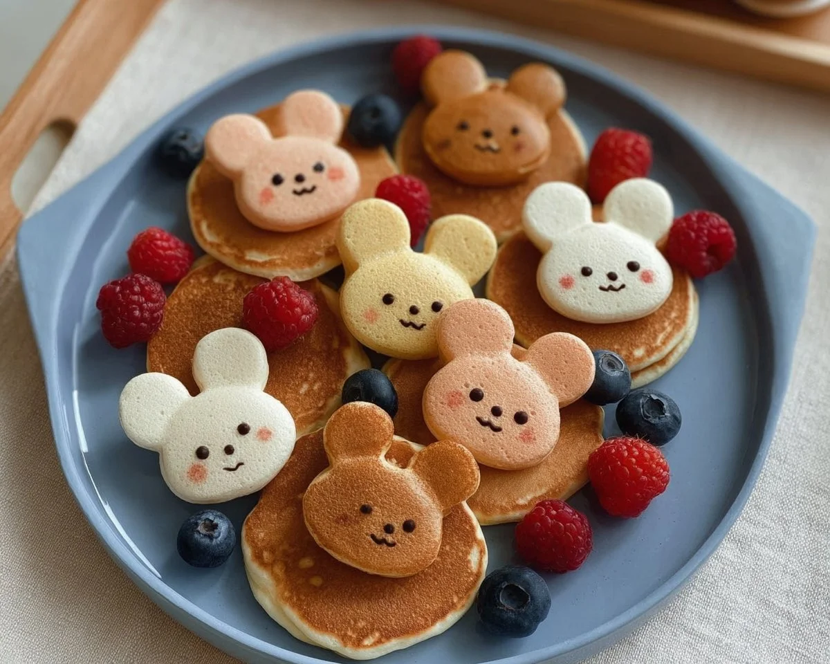 Mini Miffy pancakes from Michael Tran's cute mini pancake series on Instagram