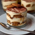 Delicious Biscoff Tiramisu dessert with creamy layers and crunchy cookie topping