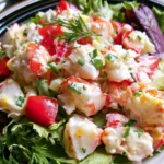 Delicious crab salad with fresh ingredients and vibrant flavors
