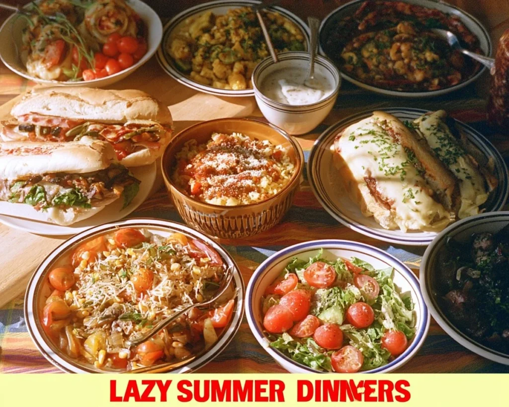 Easy and delicious summer dinners for lazy nights