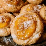 Delicious homemade Peach Cookies with a golden-brown crust and peach flavor.