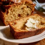 Delicious Southern Peach Bread with fresh peaches and spices